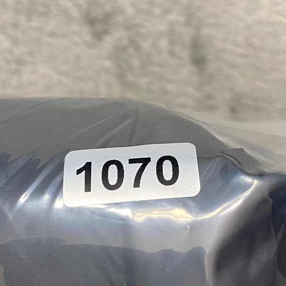 Mens Packable Insulated Puffer Large Jacket Black Full Zip Lightweight Very Warm - Picture 11 of 12